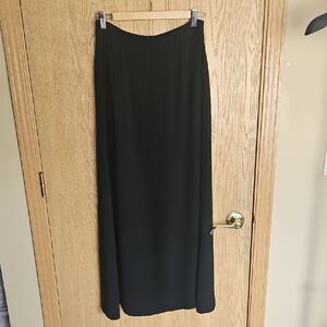 Banana Republic 100% Silk Black Maxi Skirt